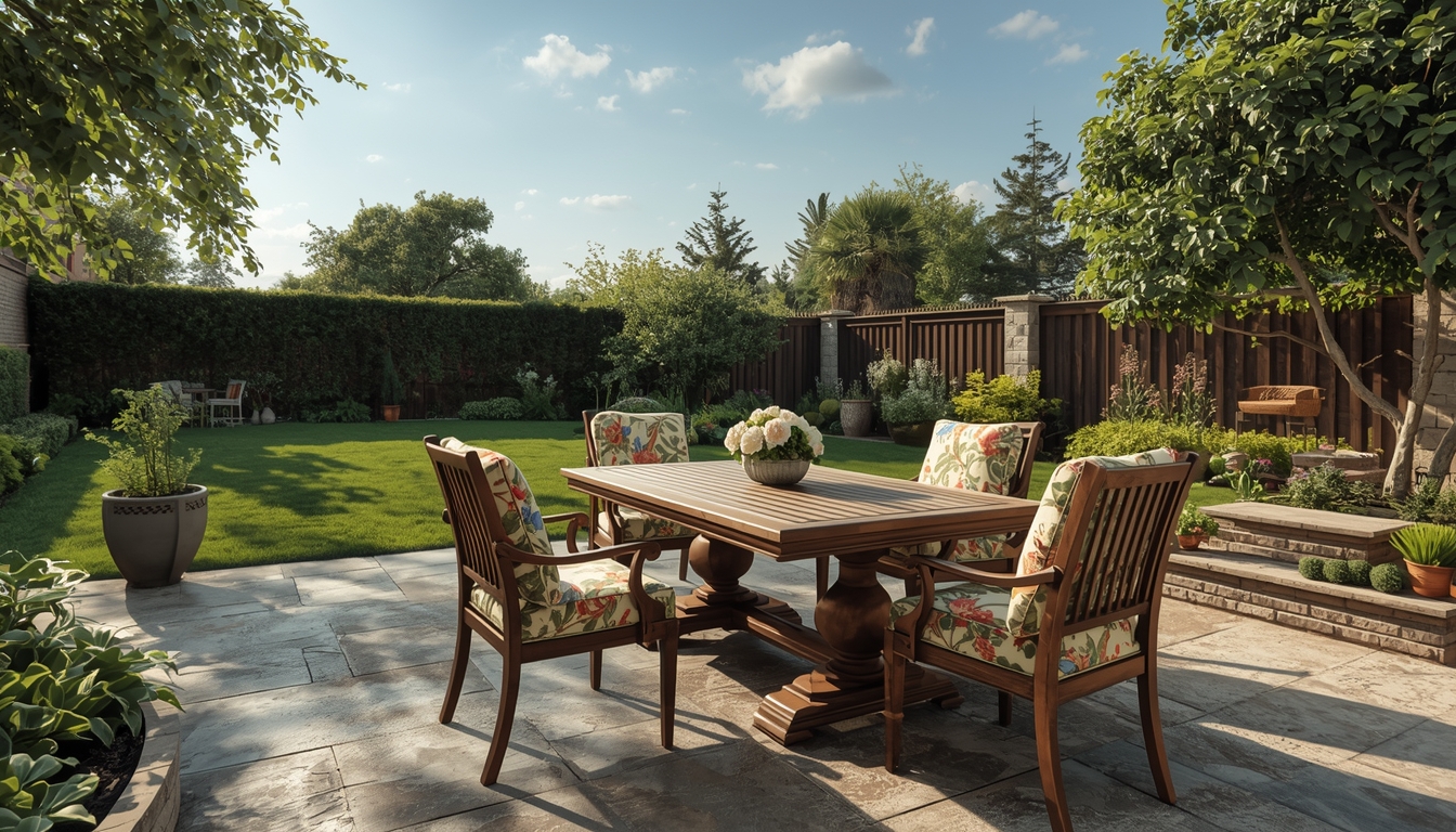 Outdoor dining set restoration